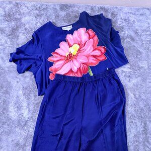Diane von Furstenberg Silk Set XL Vintage